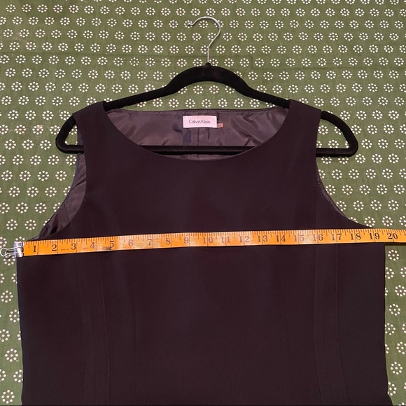 Calvin Klein sleeveless little black dress size 12 - Picture 7 of 7